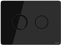 Кнопка ACCENTO для AQUA 50 пневматическая стекло черный
