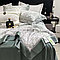 Полуторный комплект постельного белья из тенселя с одеялом и цветочным принтом, фото 4