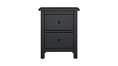 КЫМОР Комод 2 ящ 54*66*38 Черный