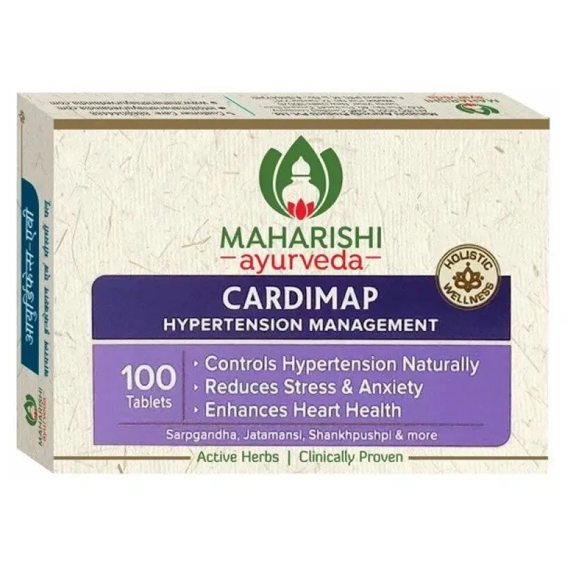 Кардимап Махариши (Cardimap Maharishi ) при гипертонии 100 таб - фото 1 - id-p115722259