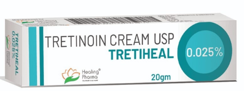 Третиноин 0,025% ( Tretinoin cream Healing Pharma ) крем для лечения прыщей и омоложения кожи 20 гр - фото 1 - id-p115722286