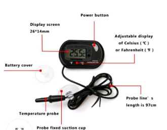 Цифровой термометр для аквариума - фото 2 - id-p115722370