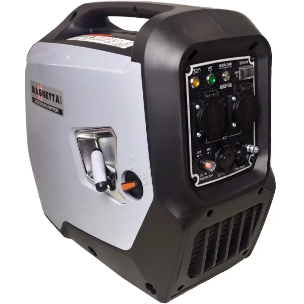 Инверторный генератор Magnetta IG2000 (2.0 кВт, 220 В, ручной старт, бак 4 л)