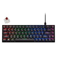 Клавиатура игровая 2E Gaming KG380 RGB 68key Brown Switch BT/USB Black (2E-KG380UBK-BR)