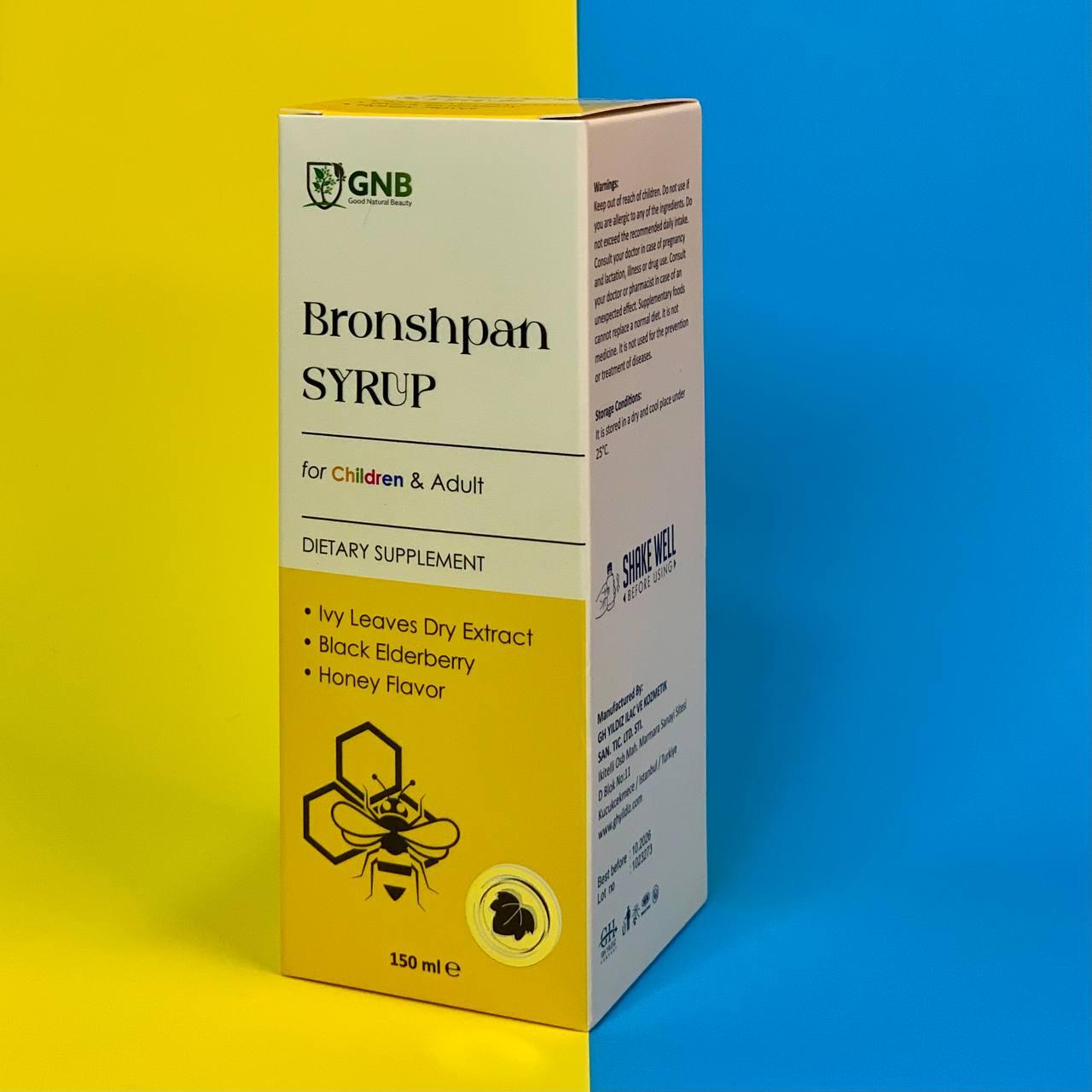 Bronshpan syrup - сироп от кашля GNB, 150 мл - фото 2 - id-p115722726