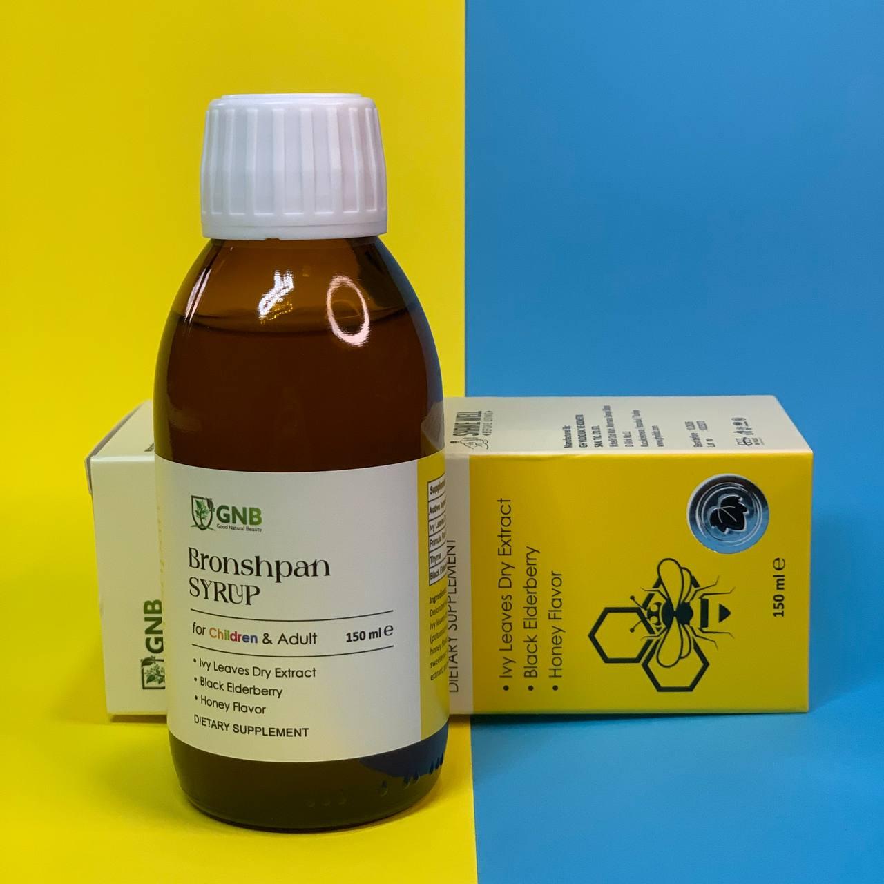 Bronshpan syrup - сироп от кашля GNB, 150 мл - фото 1 - id-p115722726