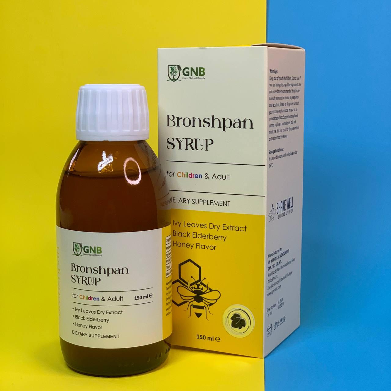 Bronshpan syrup - сироп от кашля GNB, 150 мл - фото 3 - id-p115722726