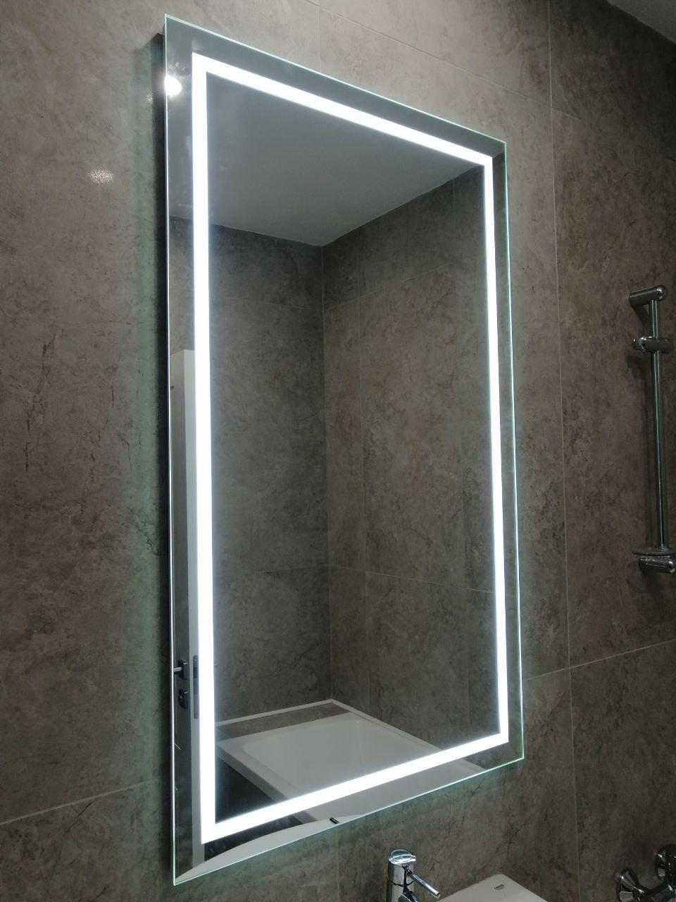 Sonata, Зеркало с пескоструйной Led подсветкой, 1300 х 900 мм - фото 1 - id-p59952869