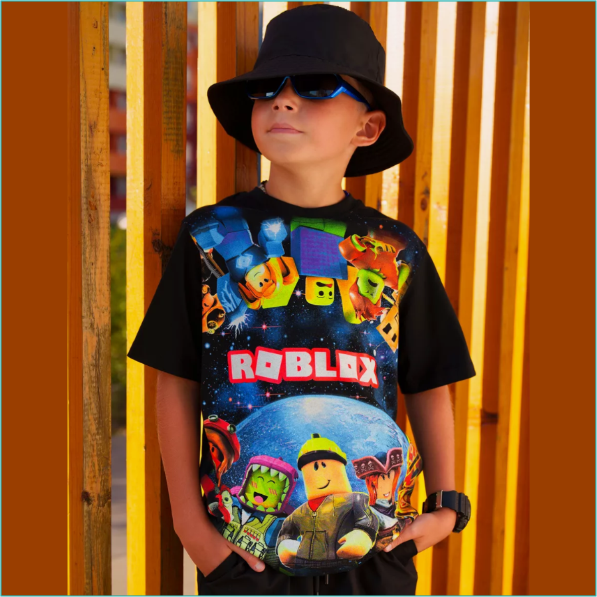 Светящаяся футболка "Роблокс" Roblox (р.42 Рост 140-146) - фото 5 - id-p115725253
