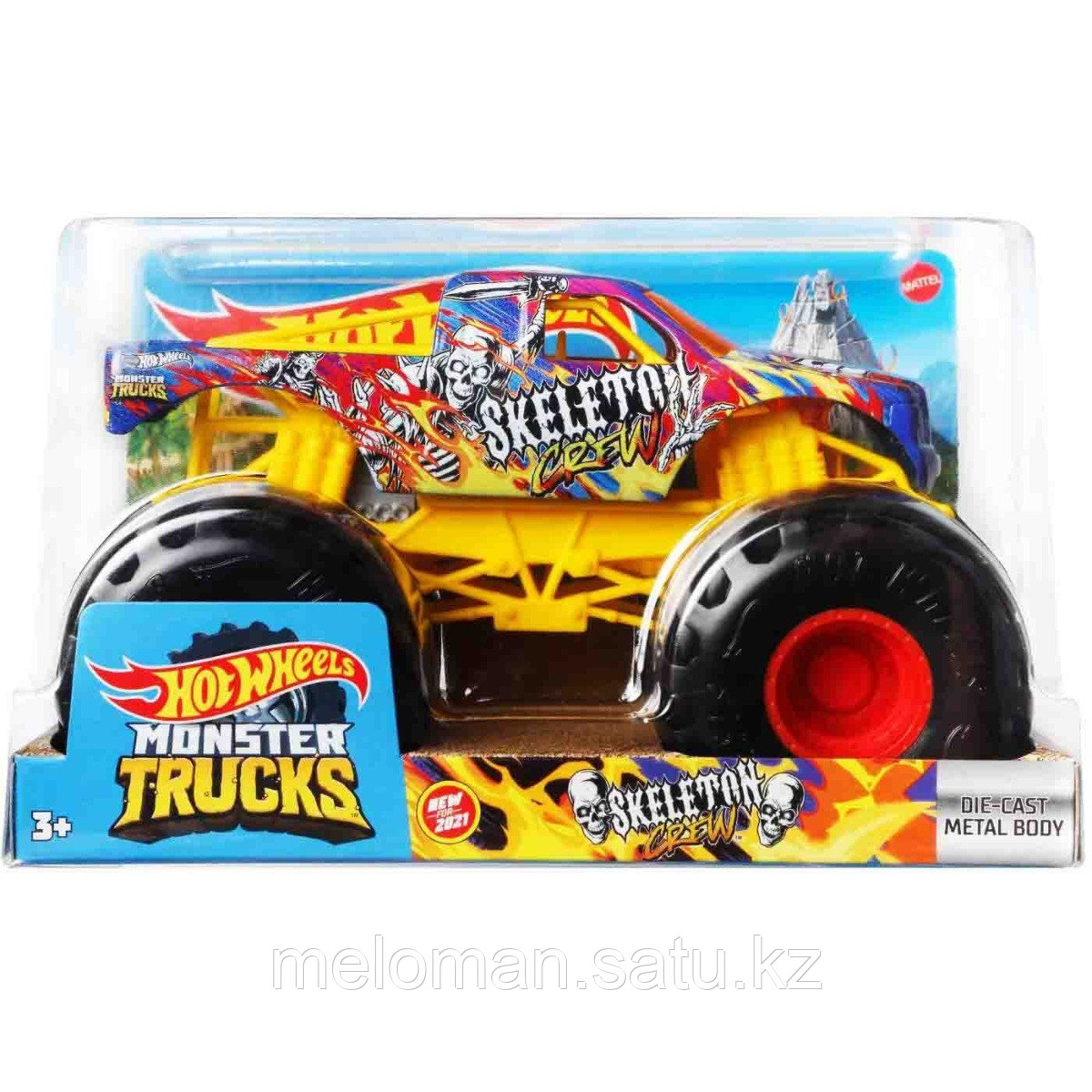 Hot Wheels: Monster Trucks. 1:24 Skeleton Crew - фото 5 - id-p115584229