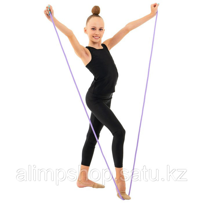 Скакалка гимнастическая Grace Dance, 3 м, цвет сиреневый - фото 4 - id-p115738744