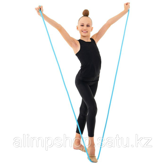 Скакалка гимнастическая Grace Dance, 3 м, цвет сиреневый Голубой, Полипропилен, Голубой - фото 4 - id-p115738745