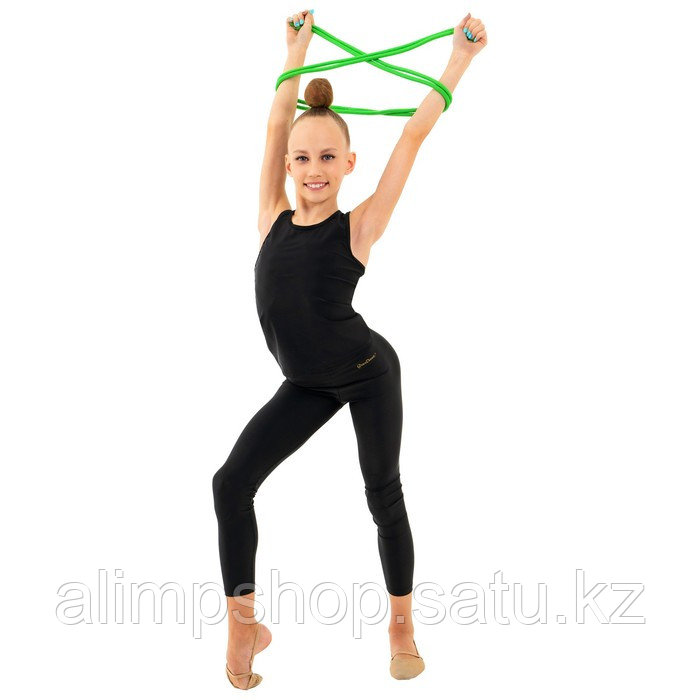 Скакалка гимнастическая Grace Dance, 3 м, цвет сиреневый зеленый, Полипропилен, Зелёный - фото 3 - id-p115738746