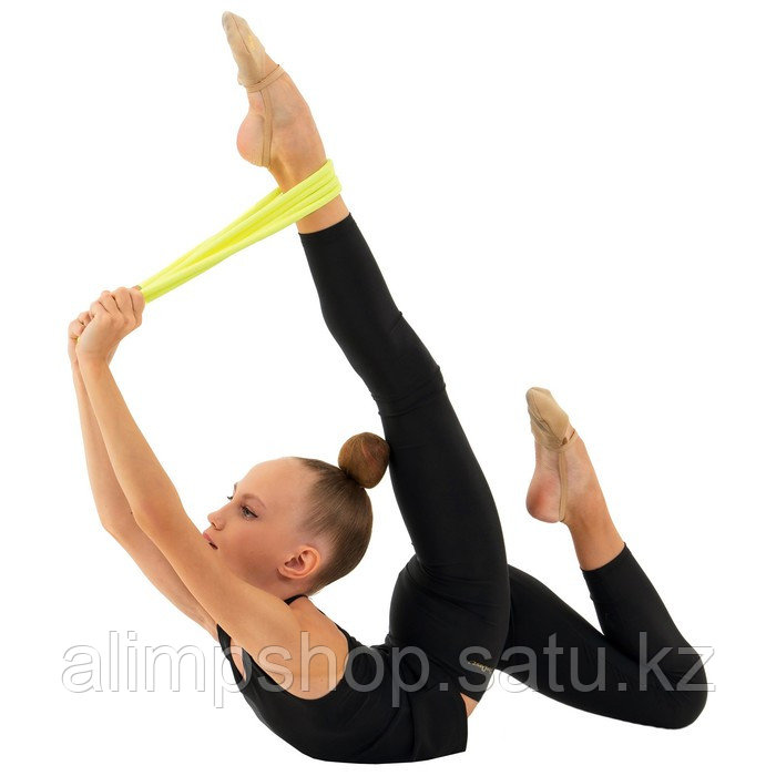 Скакалка гимнастическая Grace Dance, 3 м, цвет сиреневый неон желтый, Полипропилен, Жёлтый - фото 5 - id-p115738748