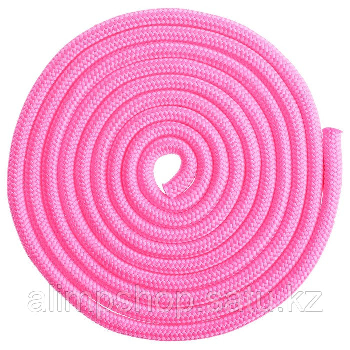 Скакалка гимнастическая Grace Dance, 3 м, цвет сиреневый Неон Розовый, Полипропилен, Розовый - фото 2 - id-p115738749