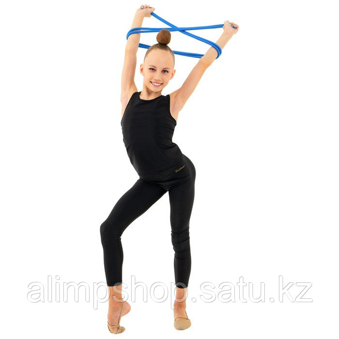 Скакалка гимнастическая Grace Dance, 3 м, цвет сиреневый синий, Полипропилен, Синий - фото 3 - id-p115738750