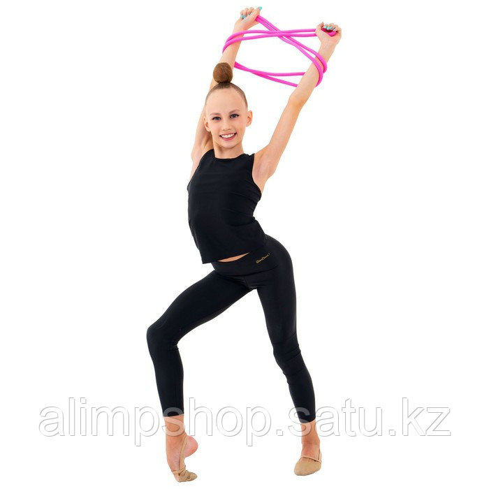 Скакалка гимнастическая утяжелённая Grace Dance, 2,5 м, 150 г, цвет неон розовый - фото 3 - id-p115738759