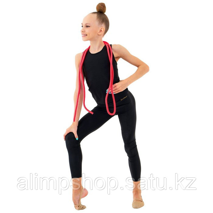 Скакалка гимнастическая утяжелённая Grace Dance, 2,5 м, 150 г, цвет неон розовый Красный, Красный - фото 7 - id-p115738762