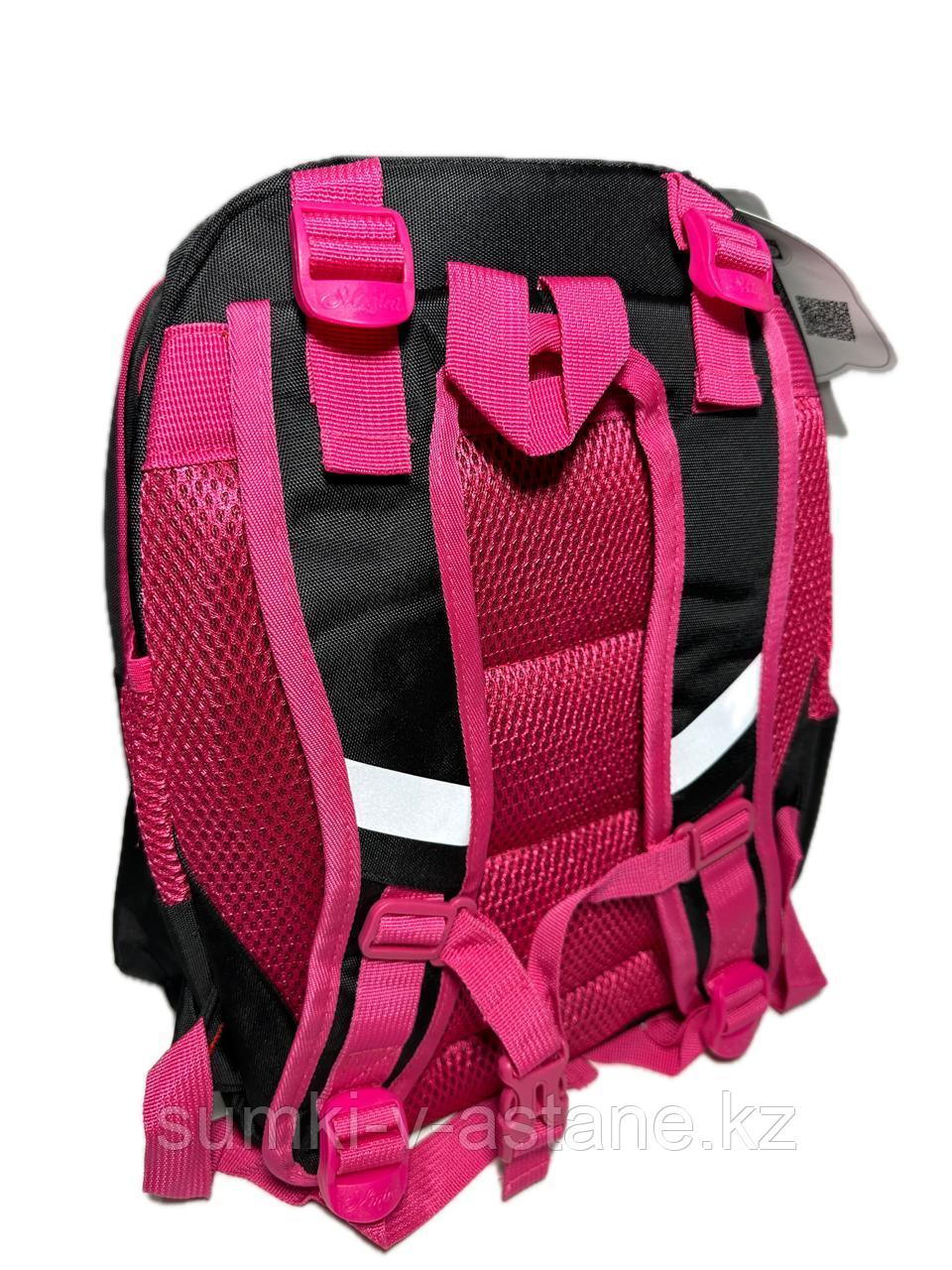 Школьный рюкзак для девочек "MIQINEY" в начальные классы. Высота 36 см, ширина 27 см, глубина 17 см. - фото 4 - id-p115739243