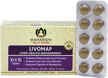Ливомап Махариши ( Livomap Maharishi ) для лечении печени 100 таб - фото 1 - id-p115739577