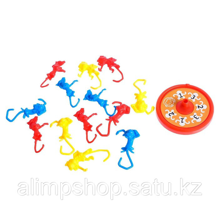 Настольная игра на ловкость «Мартышкин хвост»: рулетка, разноцветные мартышки - фото 3 - id-p115739879