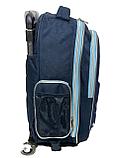 Школьный рюкзак на колёсах для мальчика, 1-3-й класс, съёмный. (высота 46 см, ширина 30 см, глубина 15 см), фото 6