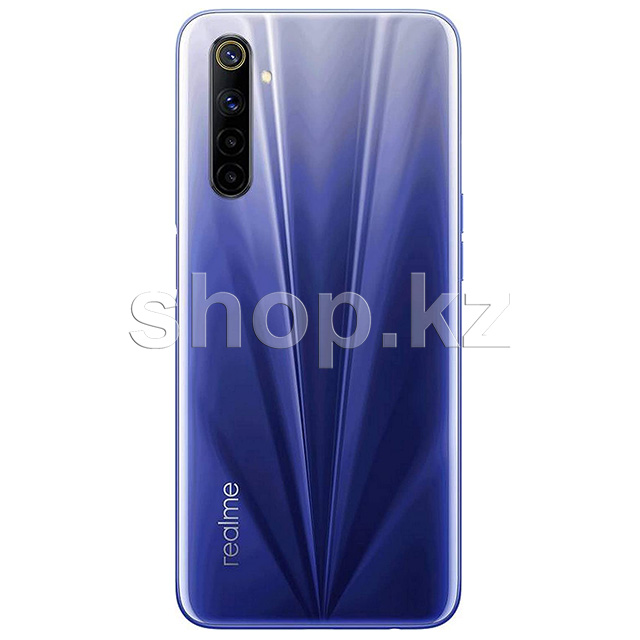 Смартфон realme 6, A10,2.05GHz/4GbRAM, 128GbROM/6.5",2400x1080/GPS. 2xSim, Blue (без NFC) - фото 1 - id-p115741955