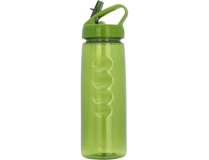 Бутылка для воды светло- зеленая  с логотипом
