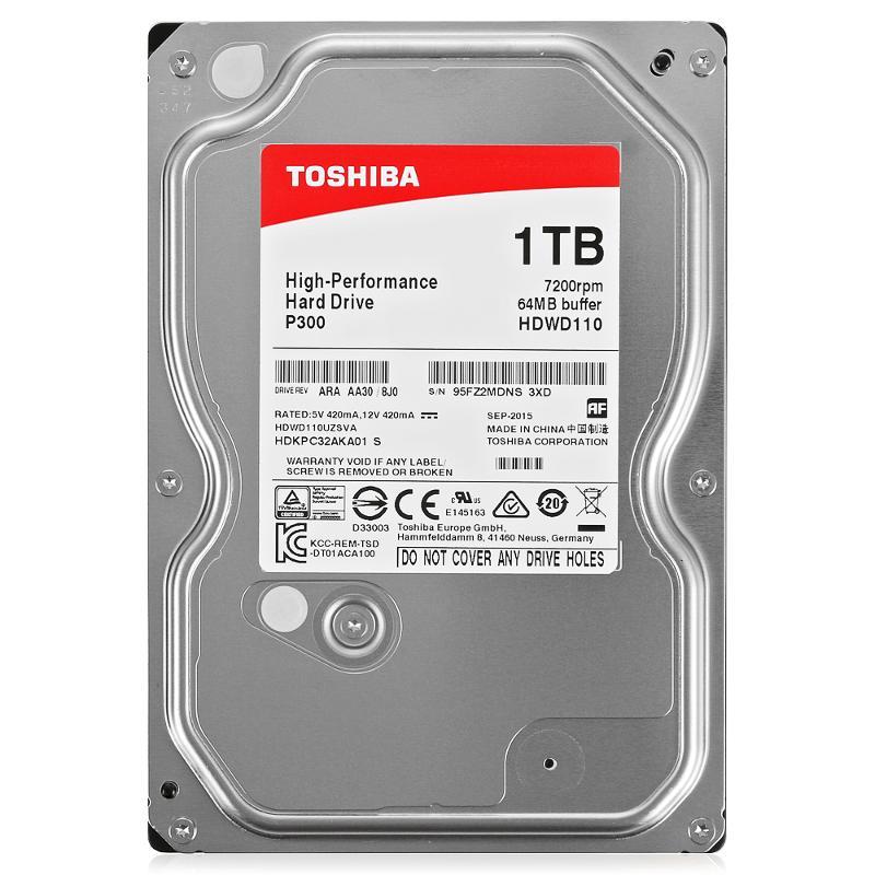 Жёсткий диск (HDD) 1000 GB TOSHIBA - фото 1 - id-p115744945