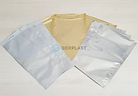 Металлизированные вакуумные пакеты PET/PE, 100х150 мм, 65 мкм
