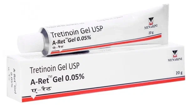 Третиноин 0,5% ( Tretinoin gel Menarini ) гель от пигментации, акне, морщин и прыщей 20 гр - фото 1 - id-p115745094