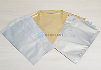 Металлизированные вакуумные пакеты PET/PE, 300х400 мм, 65 мкм золото, серебро
