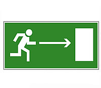 Знак "Направление к эвакуационному выходу направо" И-05 150×150