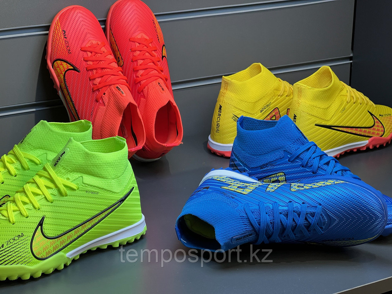 Сороконожки Nike Mercurial Air Zoom 32-37 красный - фото 2 - id-p115745385