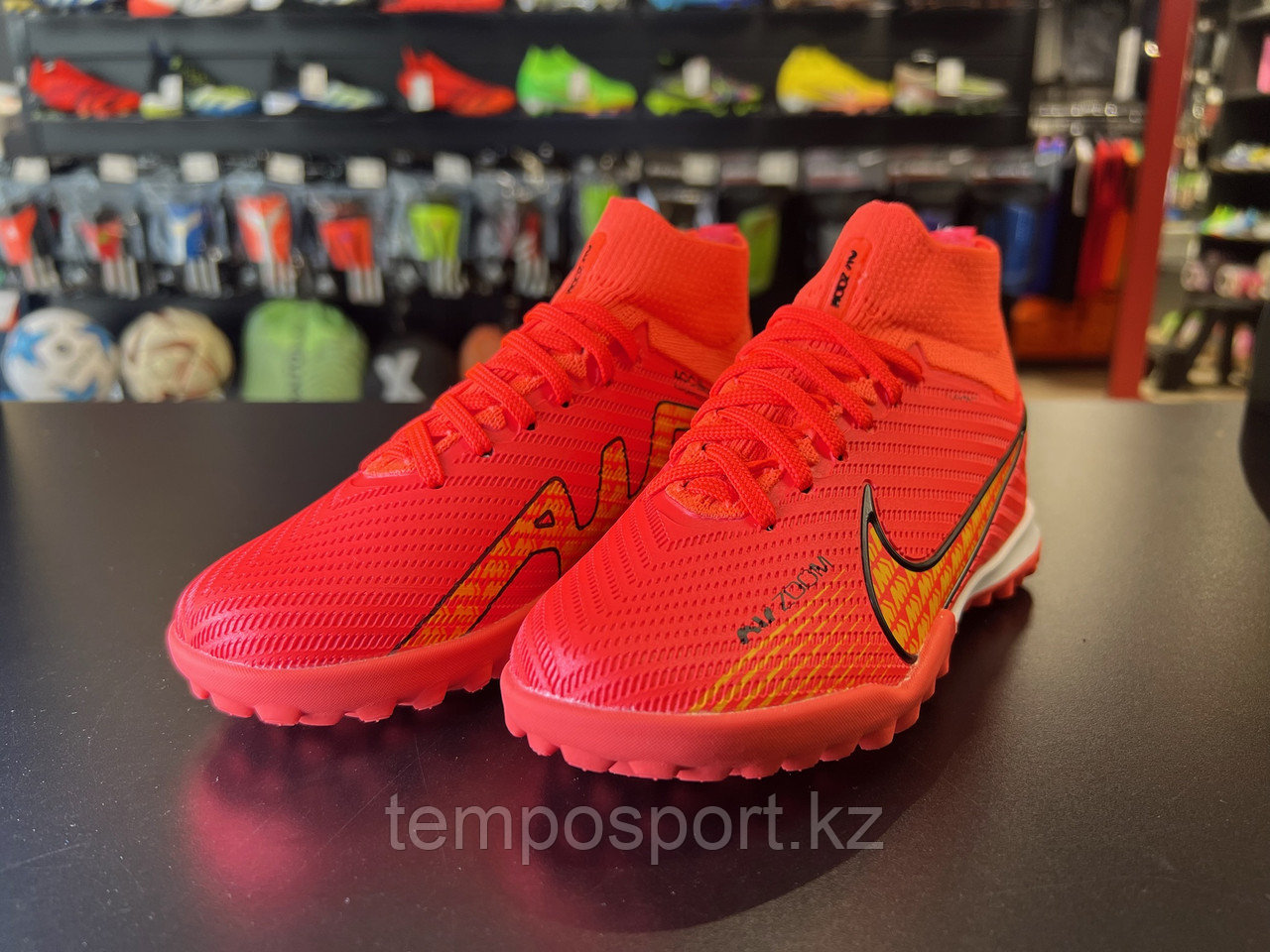 Сороконожки Nike Mercurial Air Zoom 32-37 красный - фото 8 - id-p115745385