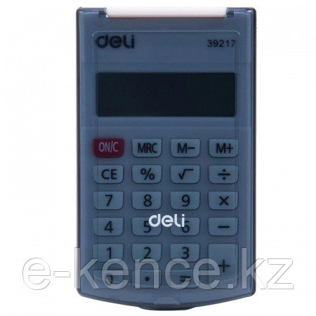 Калькулятор карманный DELI 8 разрядный, 106х63х15 мм, белый - фото 3 - id-p115748477