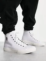 Tommy Hilfiger leather sneaker in white