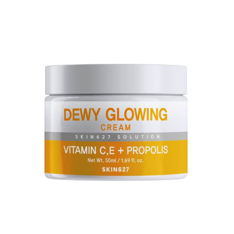 Крем для лица SKIN627 Solution Dewy Glowing Vitamin C,E+Propolis Cream Витамины С,Е + Прополис 50 мл