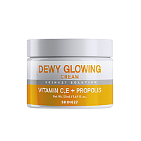 Крем для лица SKIN627 Solution Dewy Glowing Vitamin C,E+Propolis Cream Витамины С,Е + Прополис 50 мл