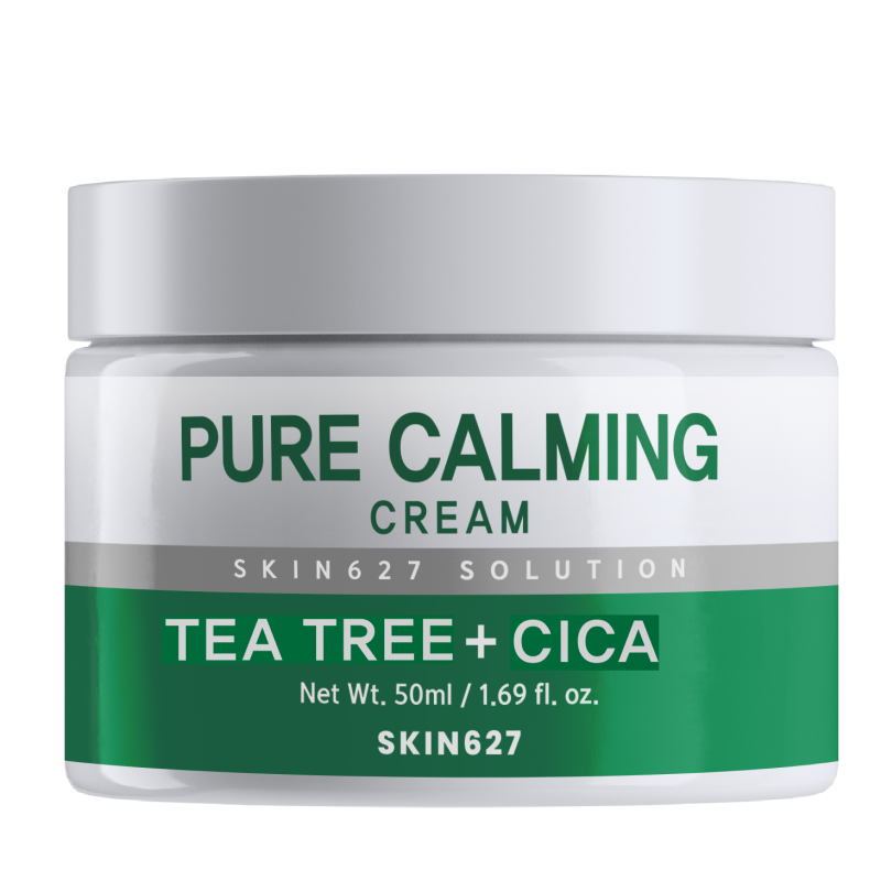 Крем для лица SKIN627 Solution  Pure Calming Tea Tree+Cica Cream Чайное дерево + Центелла 50 мл