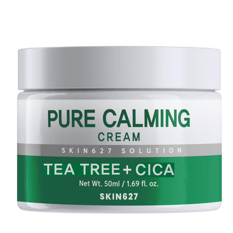 Крем для лица SKIN627 Solution Pure Calming Tea Tree+Cica Cream Чайное дерево + Центелла 50 мл - фото 1 - id-p115748520