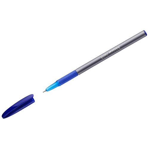 Ручка шариковая Cello "Office Grip" синяя, 0,7мм, грип, штрих-код - фото 1 - id-p110645374
