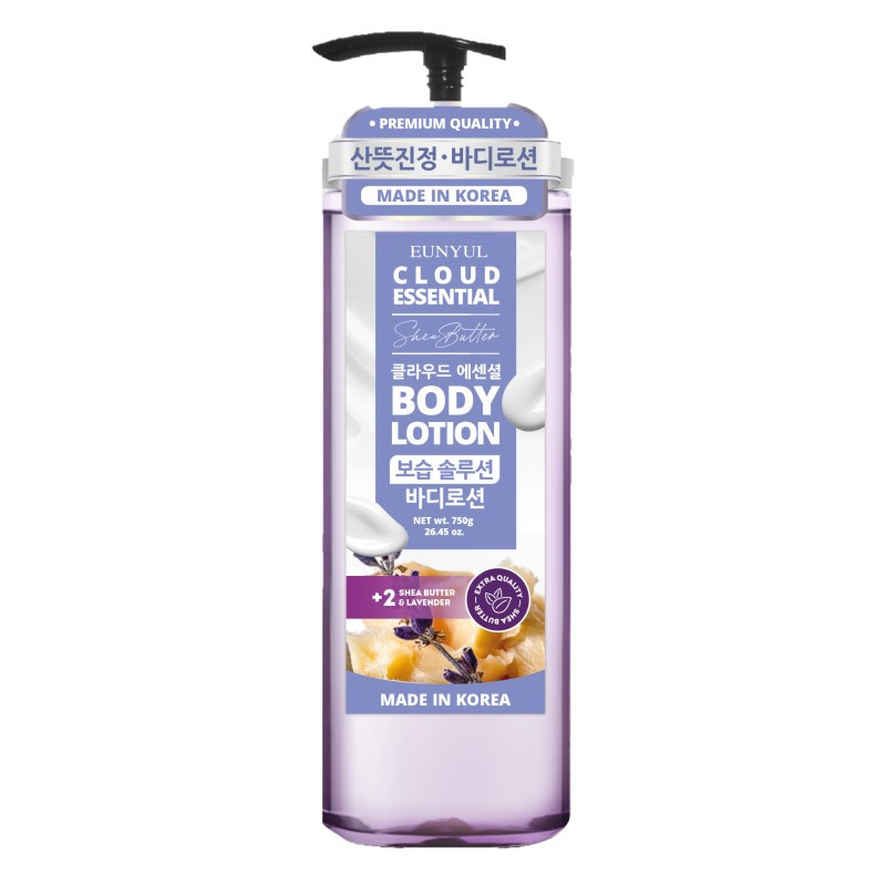 Лосьон для тела EUNYUL CLOUD ESSENTIAL LAVENDER & SHEABUTTER BODY LOTION Лаванда и масло Ши 750 мл