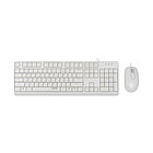 Комплект Клавиатура + Мышь Rapoo X130PRO White, фото 2