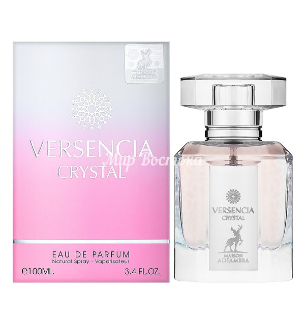 Парфюмерная вода Versencia Crystal от Maison Alhambra (схож с Bright Crystal от Versace, 100 мл), фото 1