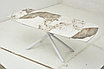 Стол RIVOLI 140 GLOSS LUXURY PANDORA SOLID CERAMIC / WHITE,, фото 2