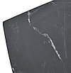 Стол FOGGIA 140 KL-116 Черный мрамор матовый, итальянская керамика/ черный каркас,, фото 6