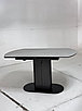 Стол KAI 140 TL-58 поворотная система раскладки, испанская керамика / Темно-серый / Черный,, фото 4