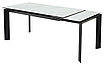 Стол CREMONA 140 KL-99 Белый мрамор матовый, итальянская керамика / черный каркас,, фото 7