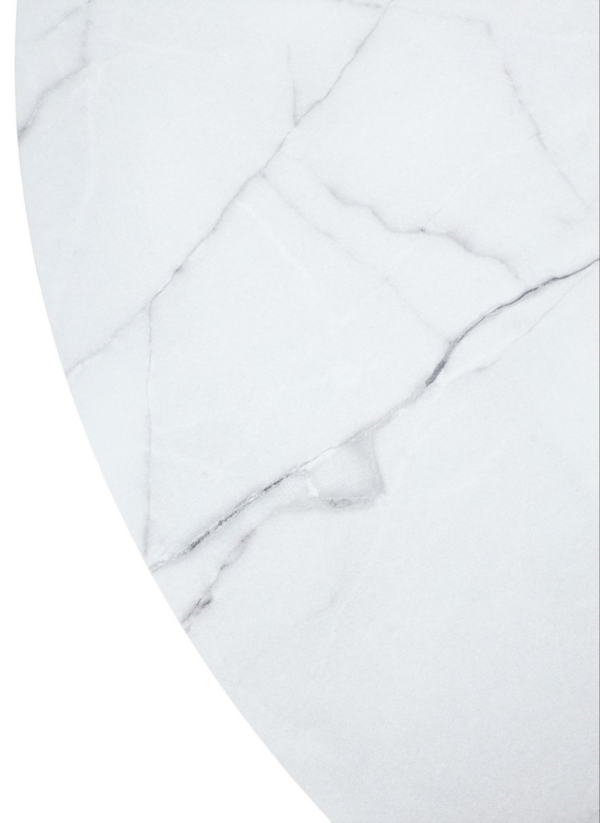 Стол BOLERO 105 см Жемчужный Перито (Белый Мрамор), HPL / Белый - фото 7 - id-p115750978